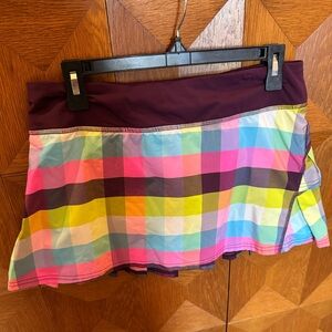 Lululemon Athletica Colorful Skirt with Yellow Accent